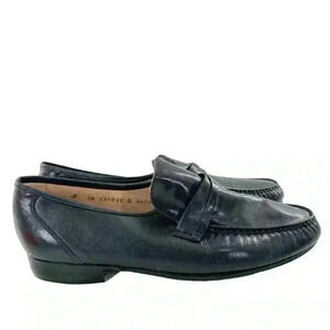 San Remo mens dress loafers size 9 EW blue leather